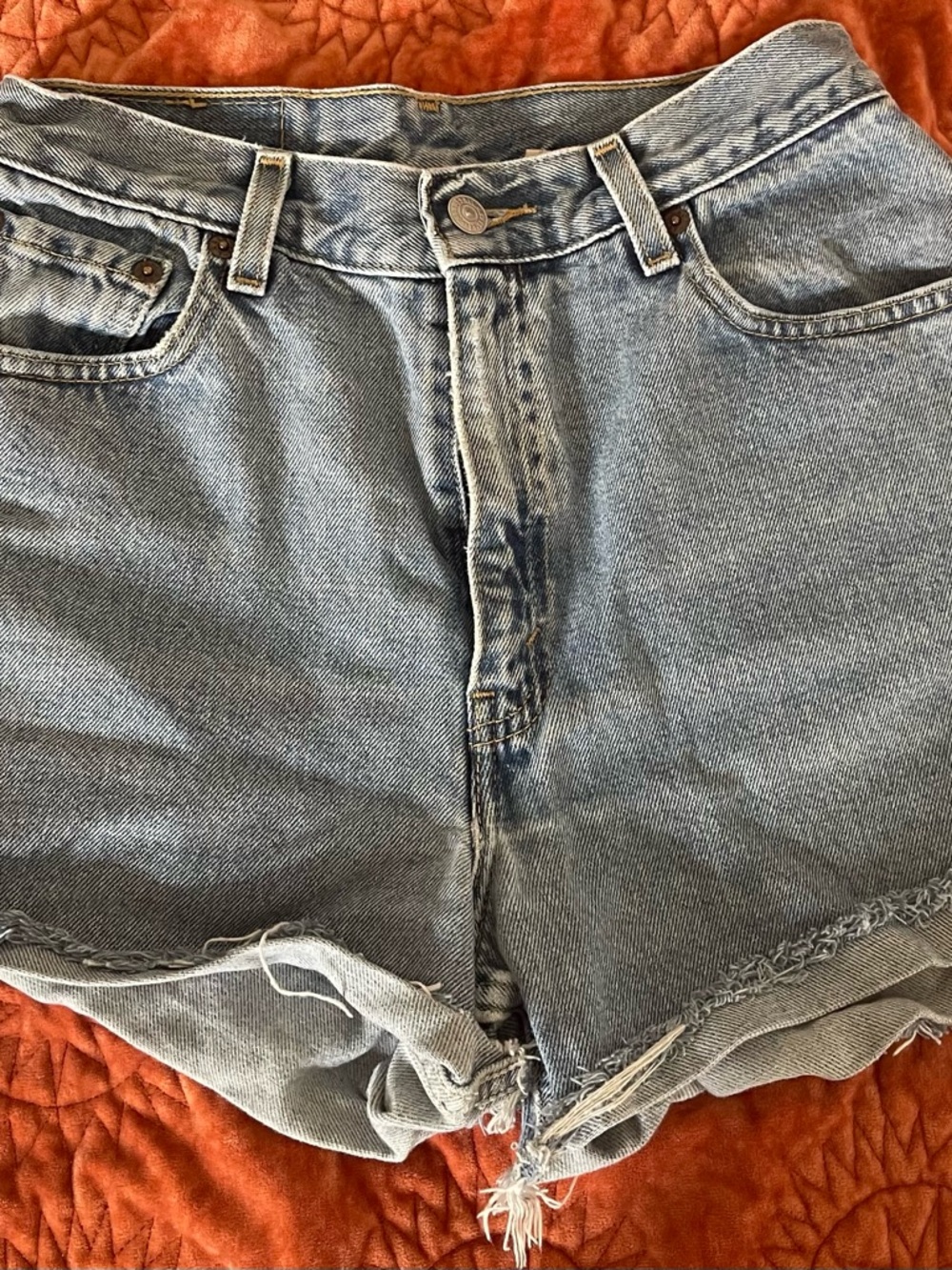 Levi’s 550 Vintage High-Waist Denim Shorts